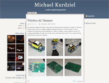 Tablet Screenshot of mkurdziel.com